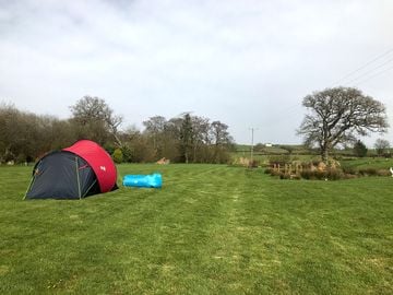 View of the camping field