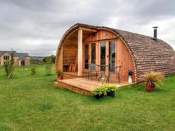 Cabin with decking