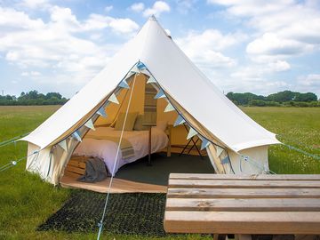 Glamping bell tent with seating (added by manager 25 Jun 2021)