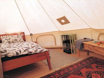 Saharazelt mit gemütlichem Doppelbett