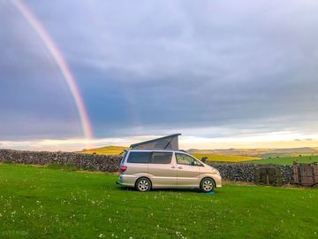 Visitor image of their pitch at the end of the rainbow