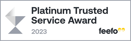 Feefo Platin Service Award 2024