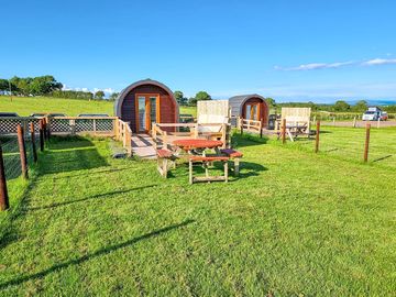 Each pod has its own enclosed garden