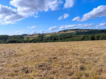 Views of sloping countryside