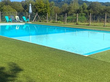 Spectacular pool with mountain view’s