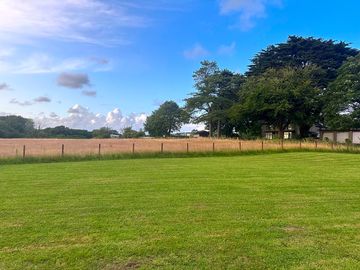 Field view from the grass pitches