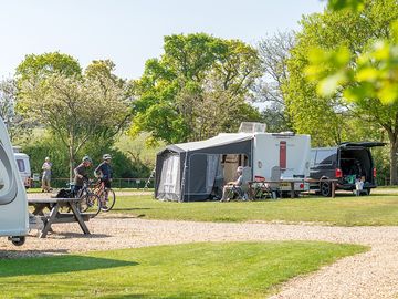 A great range of touring and camping pitches