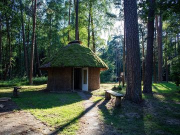 Wc and showers under the trees