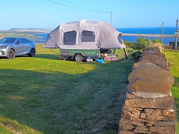 Eco pitch with a view