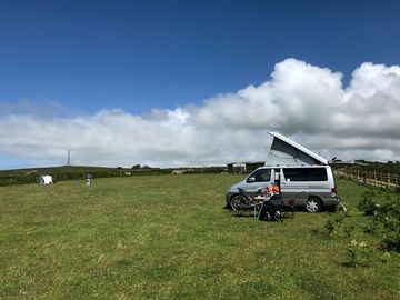 Spacious camping field