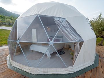 Enjoy the views or some stargazing through the large window