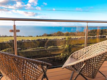 View from the terrace out to sea