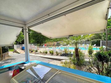 Swimming pool and snack bar