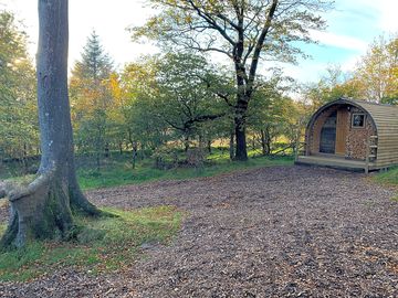 Camping pod setting