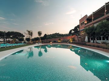 The swimming pool