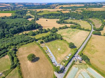 Aerial view of the site
