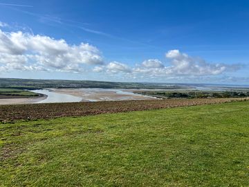 A view of the estuary as the tide is going out
