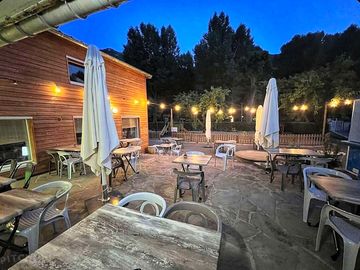 The on-site bar