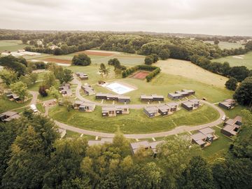 Aerial view of the site