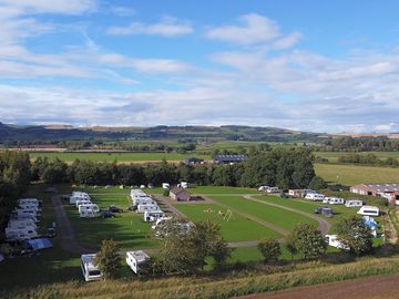 View of the gallowhill with a drone