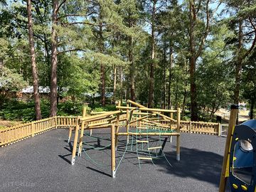 The campsite's play area