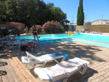 Relax and sunbathe by the pool