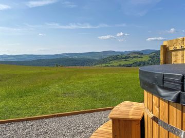 Hot tub with a view