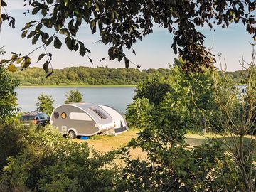 Standard pitch overlooking the lake