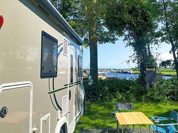 Motorhome pitch view