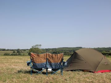 Camping at heal somerset