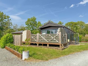 Exterior of the two-bed lodge
