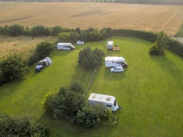 Aerial photo of site