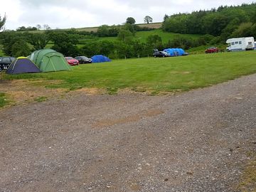 Ample room for vehicles to park next to your chosen pitches and no excuse to be in any ones way.