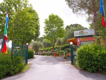 Campsite entrance