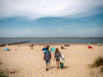 Nearby beach