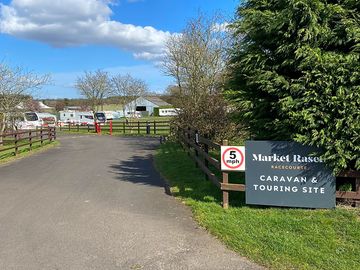 Entrance to the site