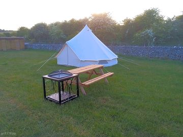 Sunflower bell tent