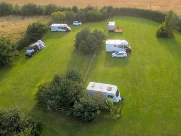 Aerial photo of site