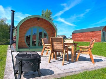 We have three lovely pods for you to choose from.