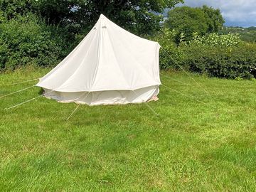 Bell tent exterior