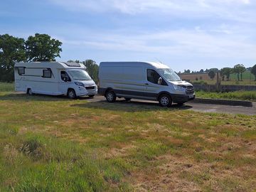 Motorhomes on pitch 1