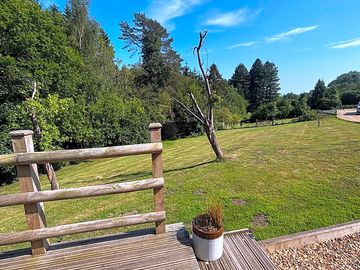 View from the outside decking