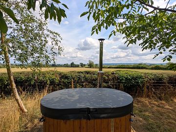 Hot tub at cherry tree lodge