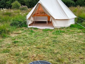 Bell tent exterior