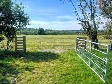 Entrance to camping field