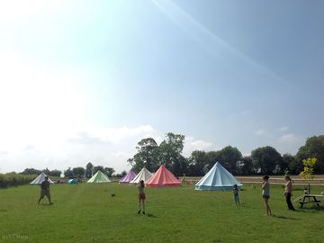 Leave the tent at home and rent a bell tent (added by manager 19 jun 2014)