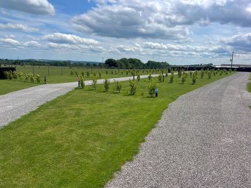 Landscaped pitches