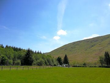 Wide grassy field