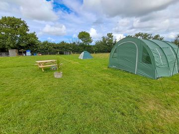 Outside of ready tent