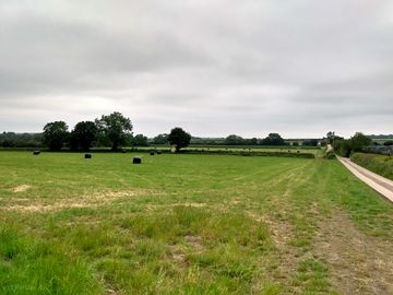 Track by the side of the campsite